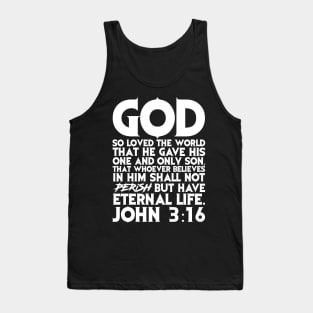 John 3:16 Tank Top